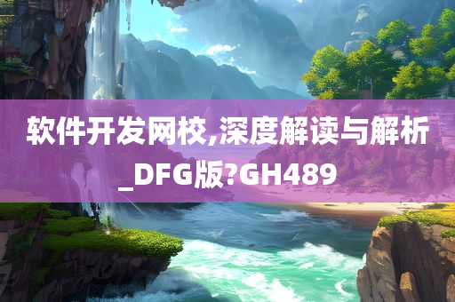 软件开发网校,深度解读与解析_DFG版?GH489