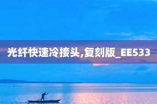 光纤快速冷接头,复刻版_EE533