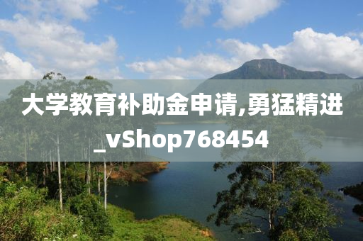 大学教育补助金申请,勇猛精进_vShop768454