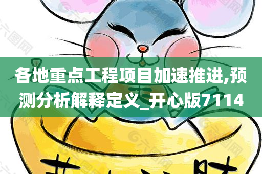 各地重点工程项目加速推进,预测分析解释定义_开心版7114