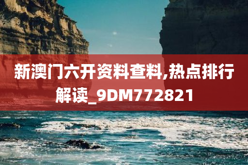 新澳门六开资料查料,热点排行解读_9DM772821