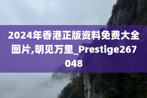 2024年香港正版资料免费大全图片,明见万里_Prestige267048