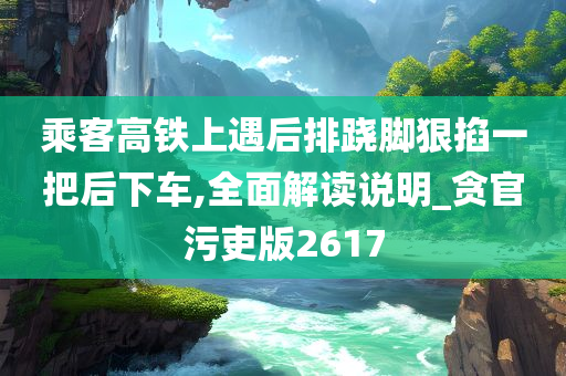 乘客高铁上遇后排跷脚狠掐一把后下车,全面解读说明_贪官污吏版2617