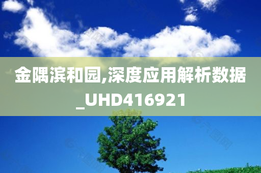 金隅滨和园,深度应用解析数据_UHD416921