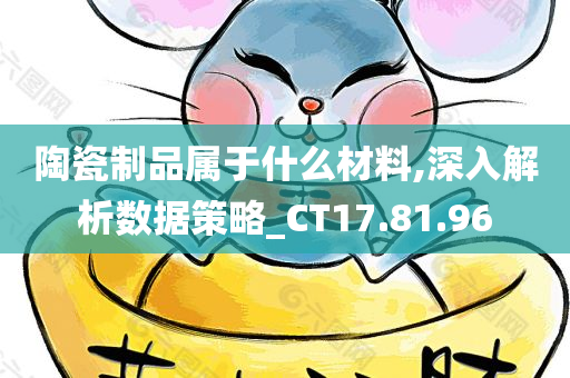 陶瓷制品属于什么材料,深入解析数据策略_CT17.81.96