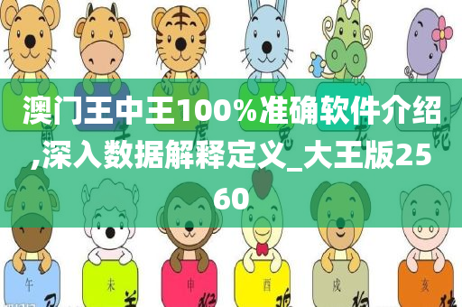 澳门王中王100%准确软件介绍,深入数据解释定义_大王版2560