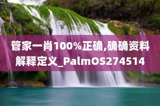 管家一肖100%正确,确确资料解释定义_PalmOS274514