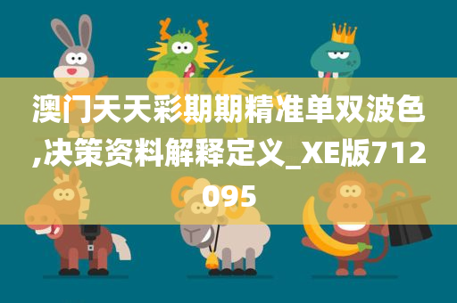 澳门天天彩期期精准单双波色,决策资料解释定义_XE版712095