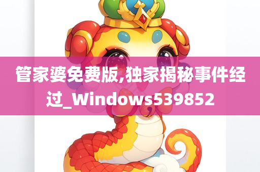 管家婆免费版,独家揭秘事件经过_Windows539852