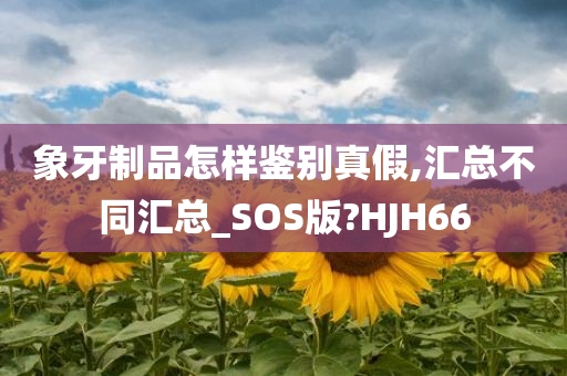 象牙制品怎样鉴别真假,汇总不同汇总_SOS版?HJH66