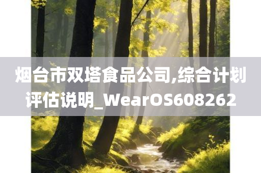 烟台市双塔食品公司,综合计划评估说明_WearOS608262