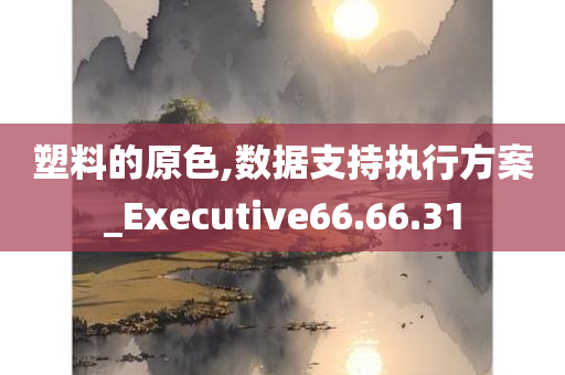 塑料的原色,数据支持执行方案_Executive66.66.31