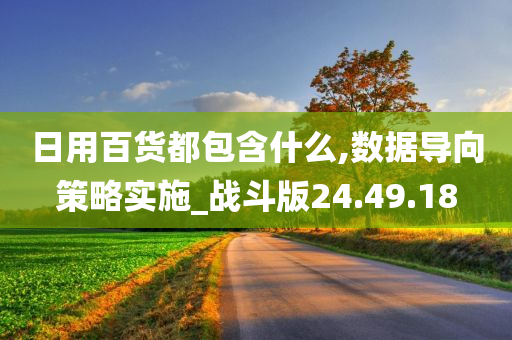 日用百货都包含什么,数据导向策略实施_战斗版24.49.18