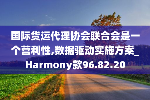 国际货运代理协会联合会是一个营利性,数据驱动实施方案_Harmony款96.82.20