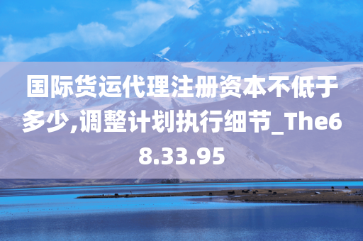 国际货运代理注册资本不低于多少,调整计划执行细节_The68.33.95