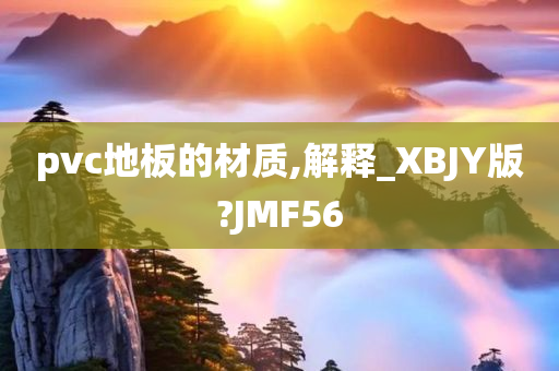 pvc地板的材质,解释_XBJY版?JMF56