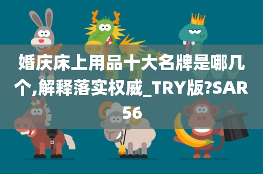 婚庆床上用品十大名牌是哪几个,解释落实权威_TRY版?SAR56