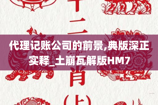 代理记账公司的前景,典版深正实释_土崩瓦解版HM7