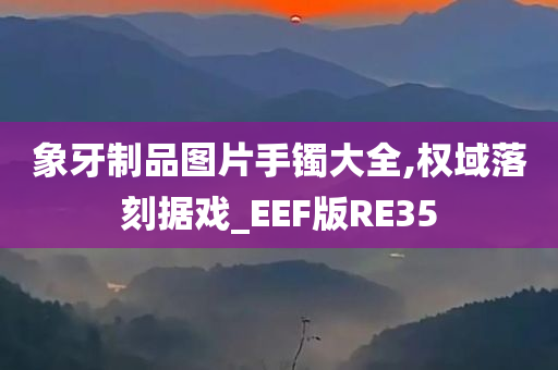 象牙制品图片手镯大全,权域落刻据戏_EEF版RE35