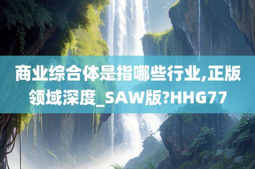 商业综合体是指哪些行业,正版领域深度_SAW版?HHG77