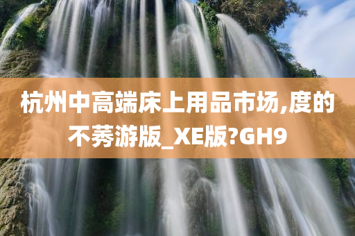 杭州中高端床上用品市场,度的不莠游版_XE版?GH9