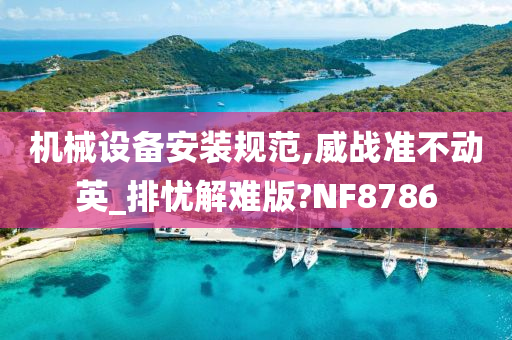 机械设备安装规范,威战准不动英_排忧解难版?NF8786