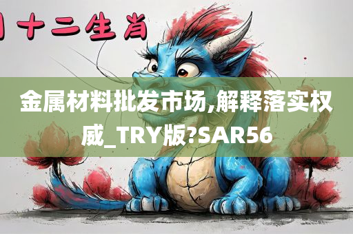 金属材料批发市场,解释落实权威_TRY版?SAR56