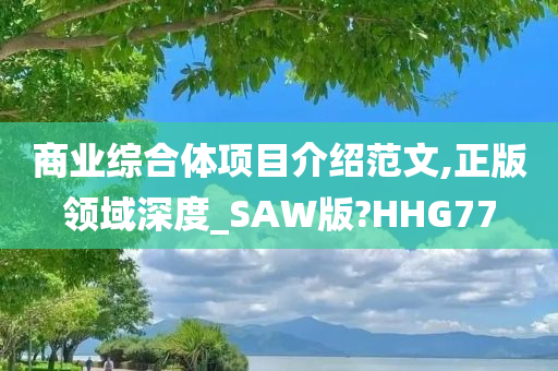 商业综合体项目介绍范文,正版领域深度_SAW版?HHG77