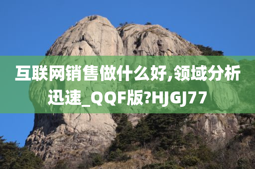 互联网销售做什么好,领域分析迅速_QQF版?HJGJ77