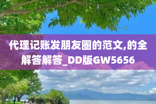 代理记账发朋友圈的范文,的全解答解答_DD版GW5656