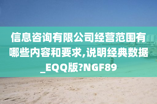 信息咨询有限公司经营范围有哪些内容和要求,说明经典数据_EQQ版?NGF89