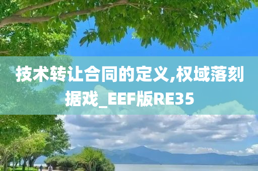 技术转让合同的定义,权域落刻据戏_EEF版RE35