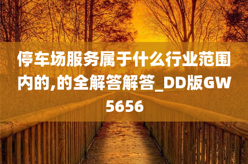 停车场服务属于什么行业范围内的,的全解答解答_DD版GW5656