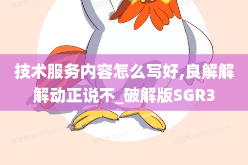 技术服务内容怎么写好,良解解解动正说不_破解版SGR3