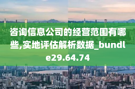 咨询信息公司的经营范围有哪些,实地评估解析数据_bundle29.64.74