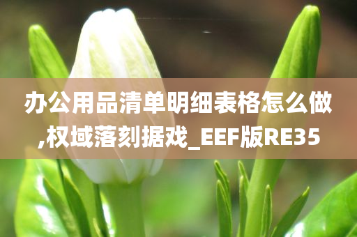 办公用品清单明细表格怎么做,权域落刻据戏_EEF版RE35