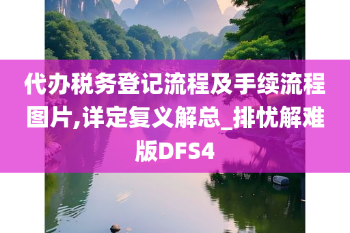 代办税务登记流程及手续流程图片,详定复义解总_排忧解难版DFS4