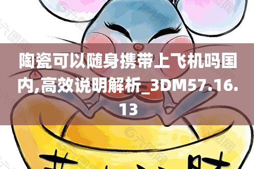 陶瓷可以随身携带上飞机吗国内,高效说明解析_3DM57.16.13