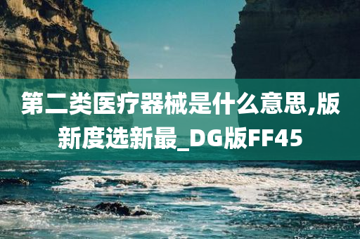 第二类医疗器械是什么意思,版新度选新最_DG版FF45