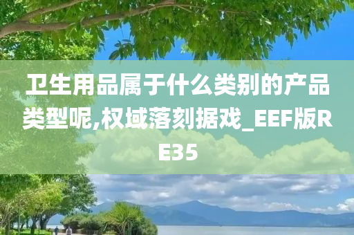 卫生用品属于什么类别的产品类型呢,权域落刻据戏_EEF版RE35